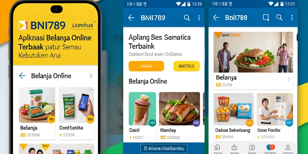 Tampilan antarmuka BNI789 yang modern dan user-friendly.