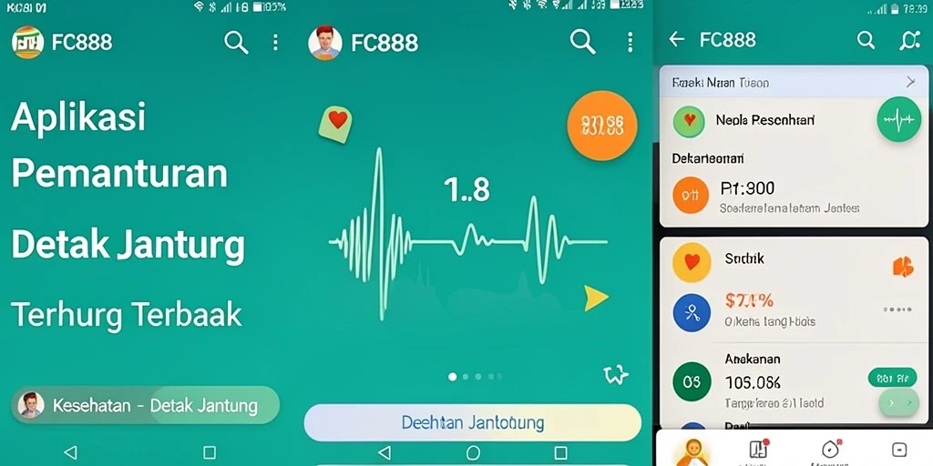 Tampilan antarmuka FC888 yang informatif dan mudah digunakan.