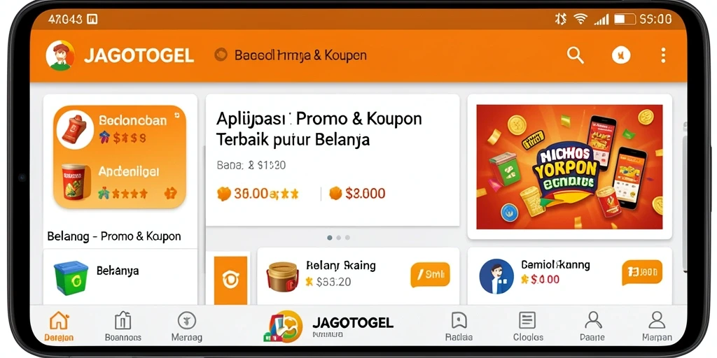 Tampilan antarmuka JAGOTOGEL dengan kupon menarik.