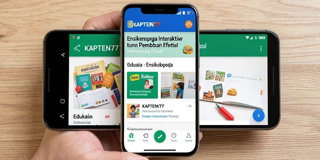 Tampilan antarmuka KAPTEN77 yang interaktif dan informatif.