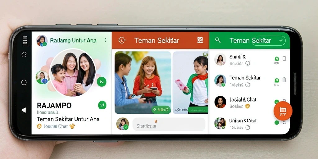 Tampilan antarmuka RAJAMPO yang sederhana dan menarik.