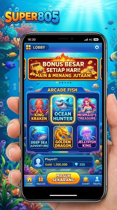 super805 tampilan beranda